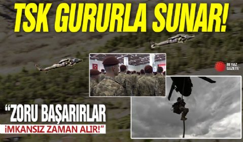 Türk Silahlı Kuvvetleri'nden yeni paylaşım: Zoru başarırlar, imkansız zaman alır