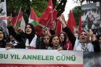 Bursa'da Yüzlerce Kisi Filistinli Anneler Için Yürüdü