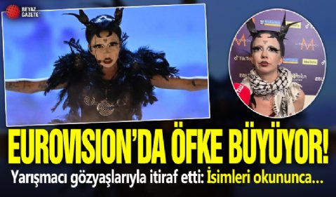 Eurovision’da İsrail’e öfke büyüyor! Yarışmacı gözyaşlarıyla itiraf etti: İsimleri okununca…