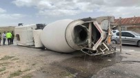 Karaman'da Beton Mikseri Devrildi Açiklamasi 1 Yarali Haberi