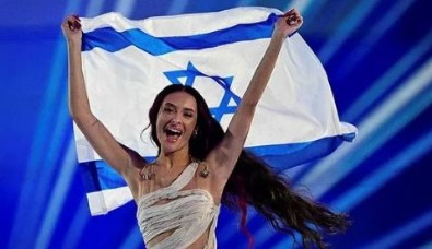 Soykırımcı İsrail'in temsilcisi Eden Golan'a Eurovision'un final gecesinde tepki: Şarkı söylediği sırada Filistin sloganları Haberi