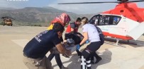 Ambulans Helikopter Hamile Kadin Için Havalandi