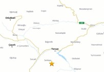 Tercan'da 2.9 Büyüklügünde Deprem