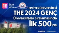 ERÜ, THE Genç Üniversiteler Dünya Siralamasi'nda Ilk 500 Üniversite Arasinda