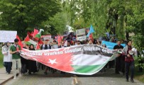 AGÜ, Filistin'e Destek Yürüyüsü Düzenledi