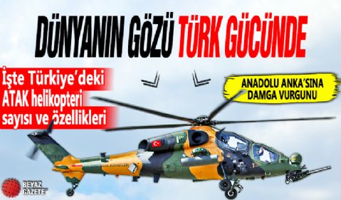 Anadolu Ankası'na ATAK damgası: Dünyanın gözü Türk gücünde! İşte Türkiye'deki sayısı ve özellikleri