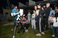 Antalya, Bilim Merkezi'nden Dünyanin Uydusunu Gözlemledi