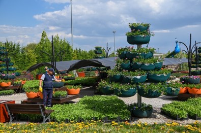 Selçuklu Çiçek Bahçesi Ziyaretçileri Için Gün Sayiyor