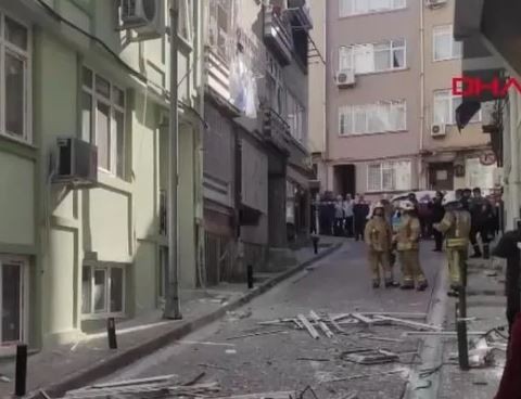 İstanbul Beşiktaş'ta doğal gaz patlaması