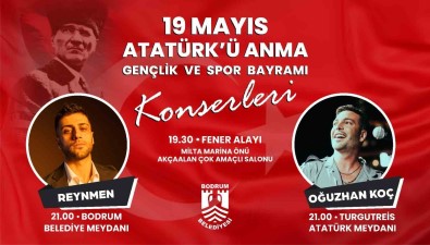 19 Mayis Bodrum'da Coskuyla Kutlanacak