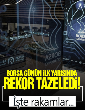 Borsa rekor tazeledi