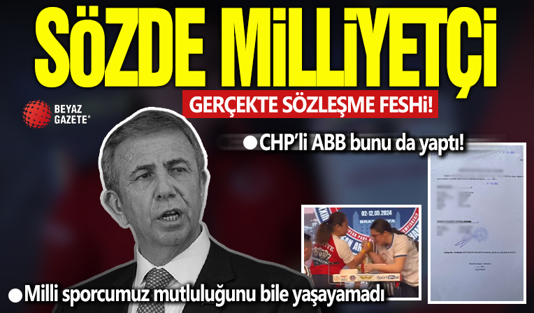 Sözde milliyetçi gerçekte sözleşme feshi! CHP'li ABB'nin AK Parti hazımsızlığı bunu bile yaptırdı!