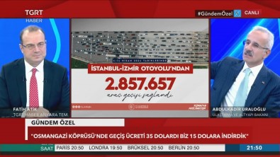 Ulastirma Ve Altyapi Bakani Abdülkadir Uraloglu'ndan Bursa'ya Yeni Otoyol Müjdesi