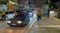 Aksaray'da Fenerbahçeliler Derbi Galibiyetini Kutladi