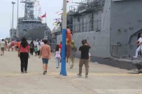 Alanya'da Sahil Güvenlik Ve Savas Gemileri Vatandaslarin Ziyaretine Açildi