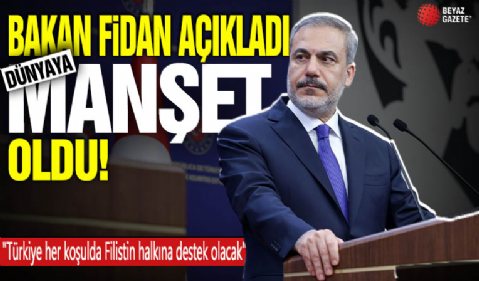 Hakan Fidan açıkladı, dünyada manşet oldu