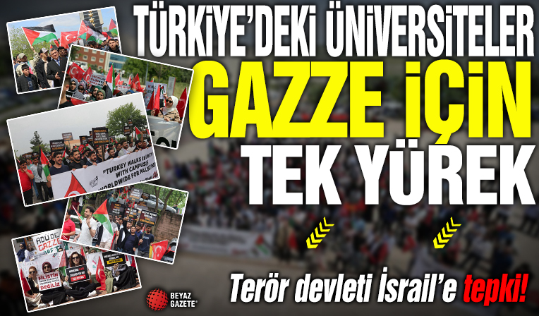 Türkiye'deki üniversiteliler Gazze için tek yürek