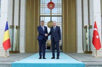 Cumhurbaskani Erdogan, Romanya Basbakani  Ciolacu'yu Resmi Törenle Karsiladi