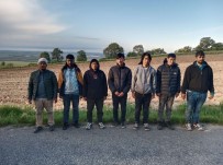 Edirne'de 7 Nepal Uyruklu Kaçak Göçmen Yakalandi