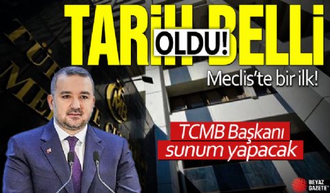 Meclis'te bir ilk! Tarih belli oldu: TCMB Başkanı sunum yapacak...