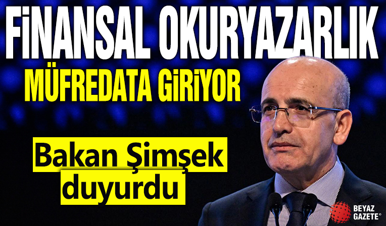Finansal okuryazarlık müfredata ekleniyor! Bakan Şimşek: MEB ve SPK ile çalışıyoruz
