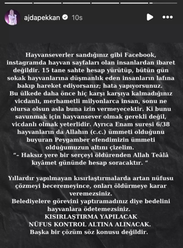 Sokak hayvanları için çağrı