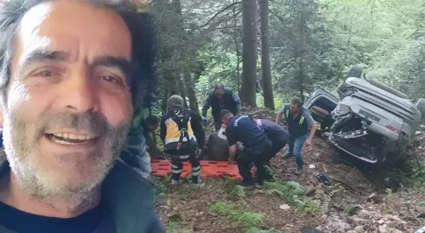 Trabzon'da otomobil uçuruma yuvarlandı! Ölü ve yaralılar var