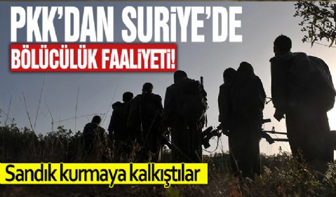PKK’dan Suriye’de bölücülük faaliyeti! Sandık kurmaya kalkıştılar