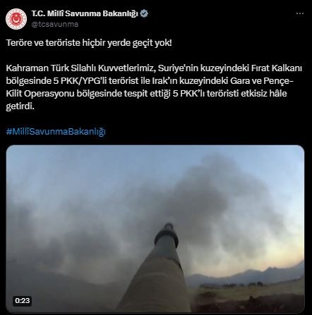 Mehmetçik'ten PKK'ya ağır darbe: 10 terörist öldürüldü