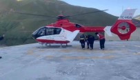 Dogumdan Sonra Rahatsizlanan Kadin Için Ambulans Helikopter Havalandi