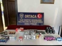 Ortaca'da Bandrolsüz Sigara Ele Geçirildi