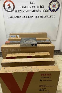 Depodan 750 Bin Liralik Televizyon Hirsizligina 5 Gözalti