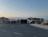 Mardin'de Bugday Yüklü Kamyon Devrildi Açiklamasi 1 Yarali