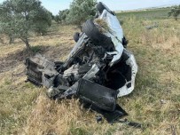 Zeytin Bahçesine Devrilen Otomobildeki 5 Kisi Yaralandi