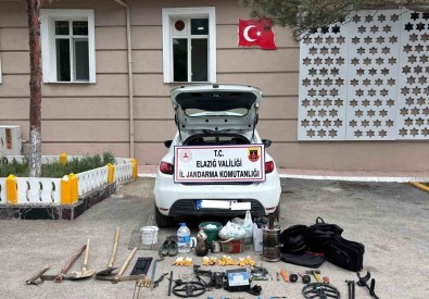 Elazig'da Sit Alanda Kazi Yapan 5 Kisi Yakalandi