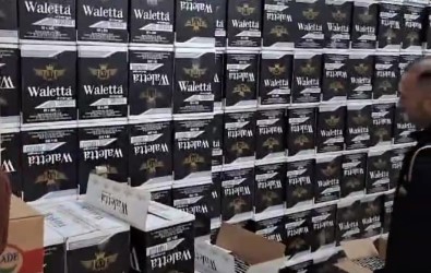 3 Ilde Es Zamanli Operasyonda 5 Milyon 896 Bin 663 Dolu Ve Bos Makaron Ele Geçirildi