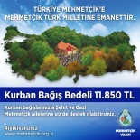TSK Mehmetçik Vakfi'nin Kurban Bagis Bedelleri Belli Oldu