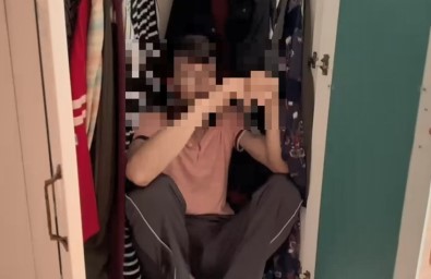 Aranan Sahis Bu Kez Dolaptan Çikti