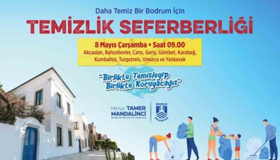 Bodrum Genelinde Temizlik Hareketi Baslatiliyor