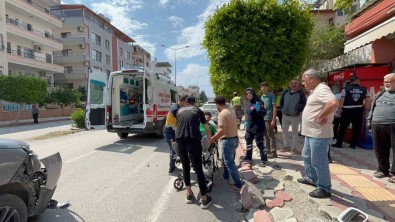 Hatay'da Otomobille Motosiklet Çarpisti Açiklamasi 1 Yarali