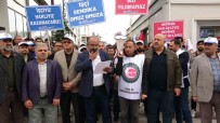 Ipekyolu Belediyesinin 185 Isçinin Isine Son Vermesi Protesto Edildi