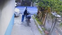 5 Dakika Içerisinde Hem Çevreyi Kontrol Etti Hem De Motosikleti Çaldi