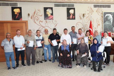 Aksu'da 15 Hak Sahibi Daha Tapusunu Aldi