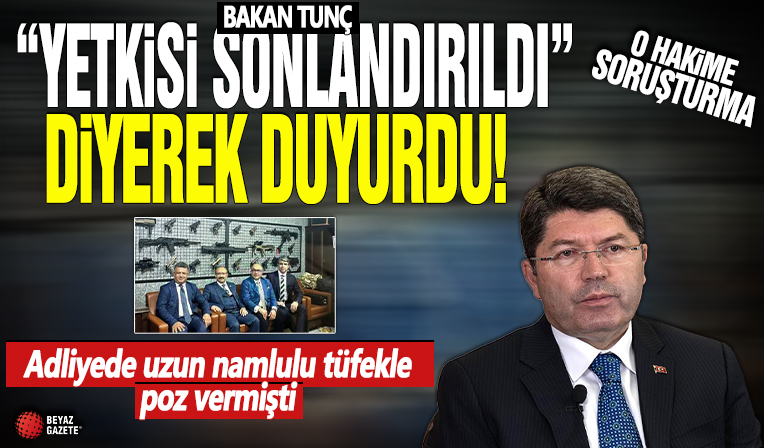 Bakan Tunç: İzmir Adli Yargı Adalet Komisyonu Başkanı'nın yetkisi sonlandırıldı