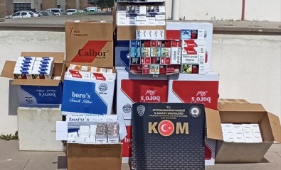 465 Paket Kaçak Sigara Ile 200 Bin Adet Bos Makaron Ele Geçirildi