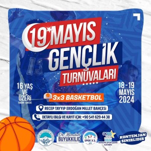 Büyüksehir'den Gençlik Ve Spor Bayrami'na Özel '3X3 Basketbol' Turnuvasi