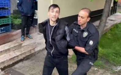 Aksaray'da Film Sahnelerini Aratmayan Süpheli-Polis Kovalamacasi Kamerada