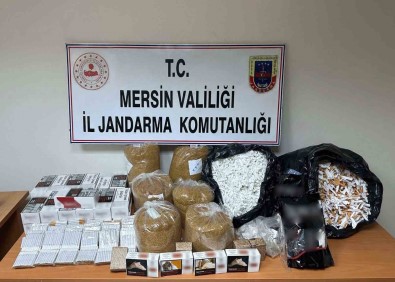 Mersin'de Kaçak Sigara Ticareti Yapan 3 Süpheli Yakalandi
