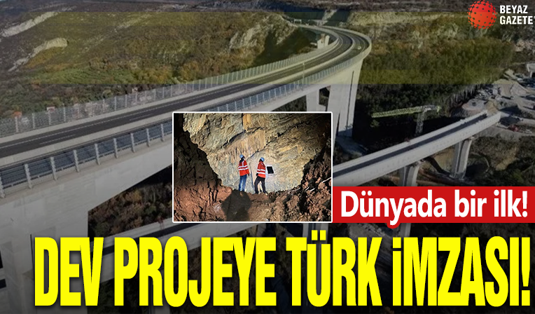 Dev projeye Türk imzası! Dünyada bir ilk