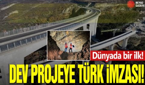 Dev projeye Türk imzası! Dünyada bir ilk